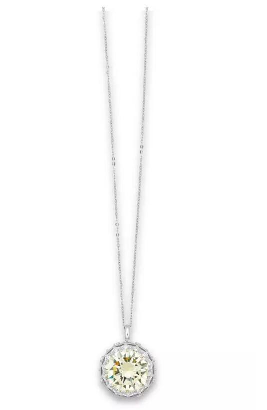 18.32克拉圆形S-T/VVS2（可成完美）钻石吊坠项链

估价：港元 1,600,000- 2,500,000