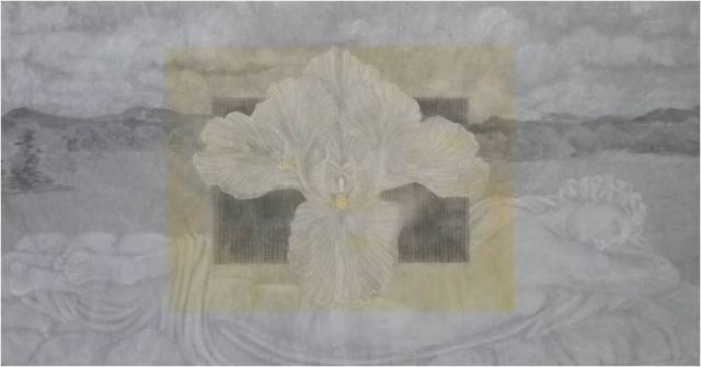 叶芃 法国映像 · 卢浮宫 NO.1 133X69CM 纸本设色 2017
