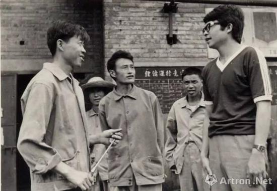 罗中立在达钢 罗中立在达钢工作