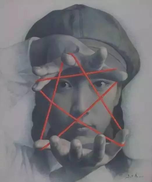 朱毅勇,《凝固的记忆 No.5》,布面油画,152 × 126.5cm,2005