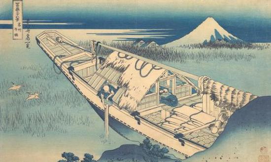 葛饰北斋的艺术是否冲破巨浪之“上”