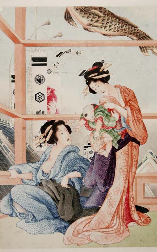 男孩节，肉笔绘，1826