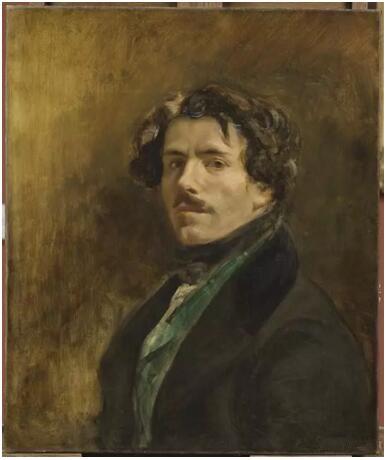 《穿绿色背心的自画像》（L'Autoportrait dit au gilet vert），欧仁·德拉克罗瓦（Eugène Delacroix），卢浮宫博物馆，巴黎

Photo (C) RMN-Grand Palais (musée du Louvre) / Michel Urtado