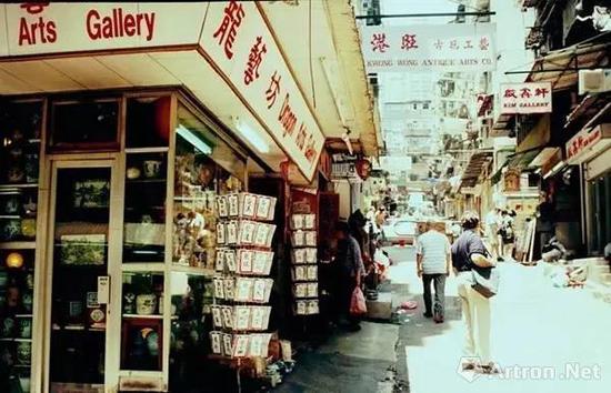 1990年代的香港摩罗上街