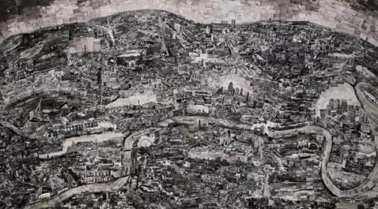 西野壮平 Sohei Nishino B。 1982,‘DIORAMA MAP, LONDON’, 2010 成交价格 45, 332 USD