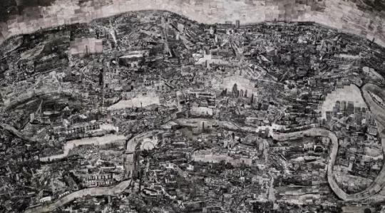 西野壮平 Sohei Nishino B。 1982，‘DIORAMA MAP， LONDON’， 2010  成交价格 45， 332 USD