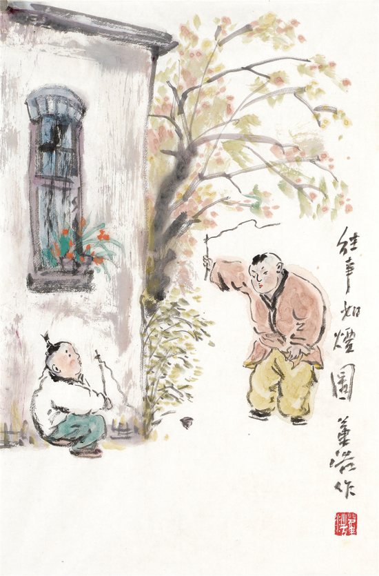 《往事如烟》 45cm×68cm