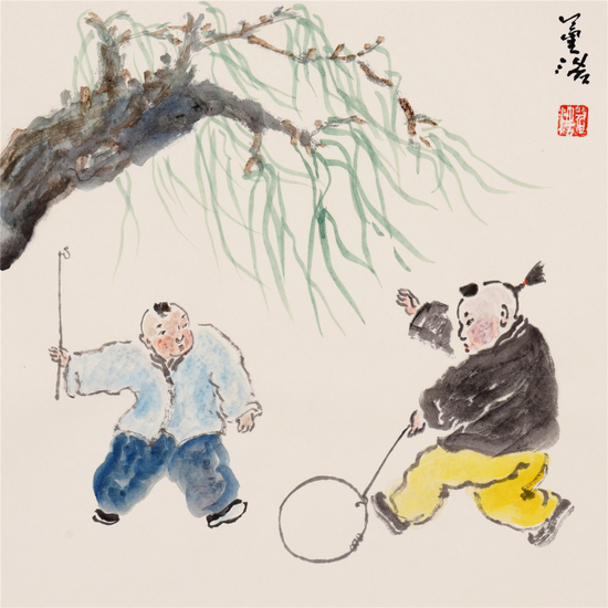 《你让开》 50cm×50cm