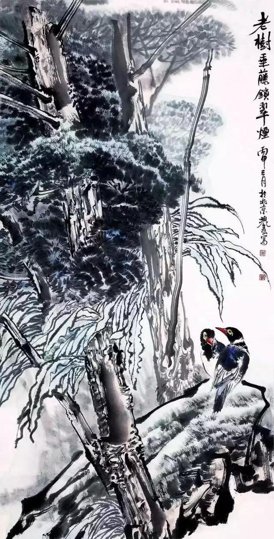 神农印象之七 136×68cm