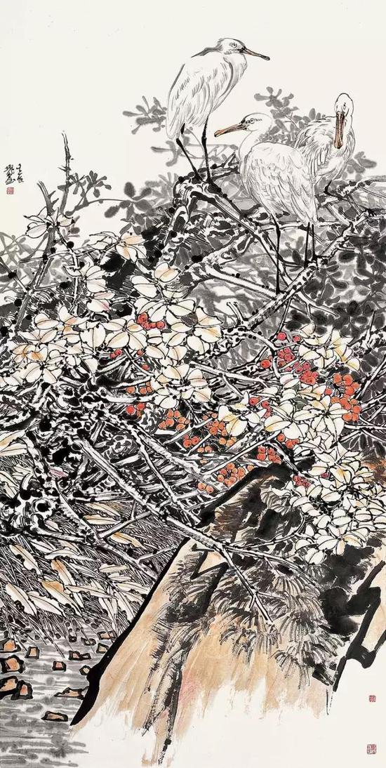三思图 240×120cm