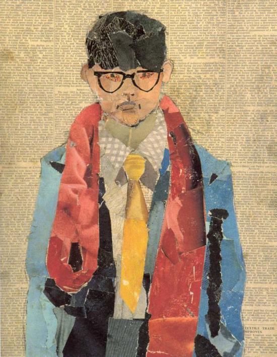 1954年大卫·霍克尼自画像