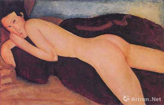 Reclining Nude from the Back, 1917，现藏于巴恩斯基金会