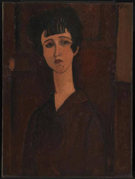 Amedeo Modigliani《Portrait of a Girl》c。 1917 Tate Photo ? Tate