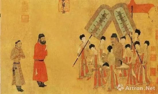 唐代 阎立本《步辇图》