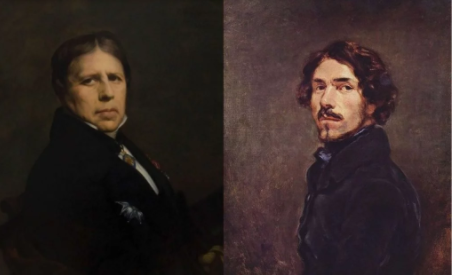 安格尔和德拉克拉瓦代表了19世纪法国的两种不同艺术学派。图片：致谢维基共享资源