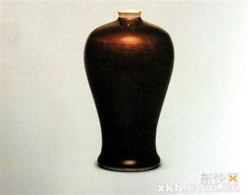 ■冯玮瑜收藏的郎窑红釉梅瓶