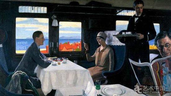 伦纳德·坎贝尔·泰勒 移动的场景:餐车(1935)