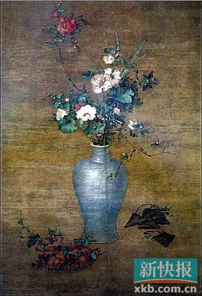 清代郎世宁绘 《午瑞图轴》 绢本设色 140 84厘米 北京故宫博物院藏