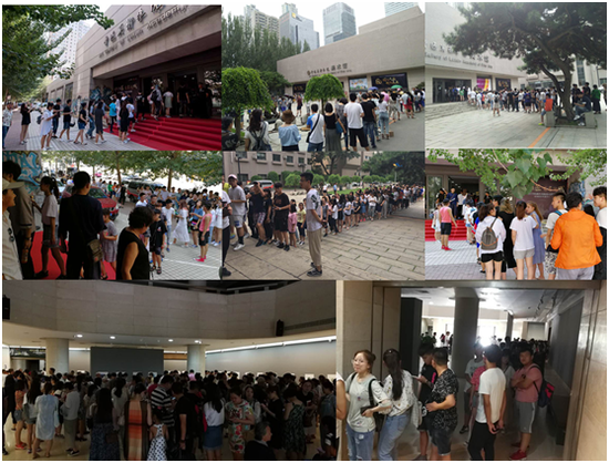 ▲毕加索真迹更是深受沈阳人们的追捧,展览平均每天接待近3000千人次,引起沈阳全城热“艺”。