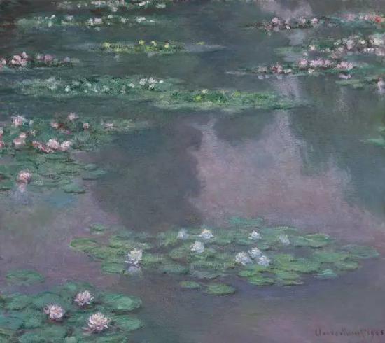 《睡莲》,1905年,莫奈