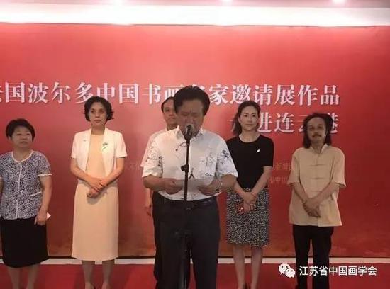 学会副会长 张广才代表会长高云讲话