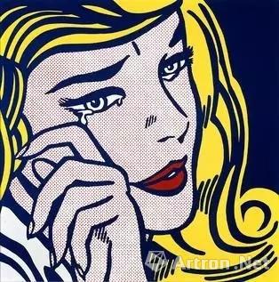 Crying Girl (1964)，Roy Lichtenstein  ? Roy Lichtenstein