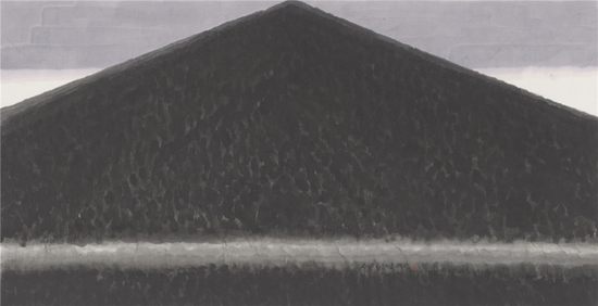 《黑白灰系列》 68x135cm  2016年