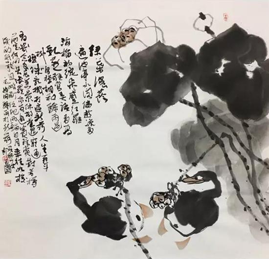 郝玉国花鸟画作品