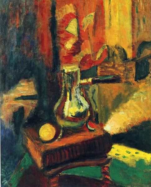 《咖啡壶静物画》( Still Life with Chocolate Pot),约1900年