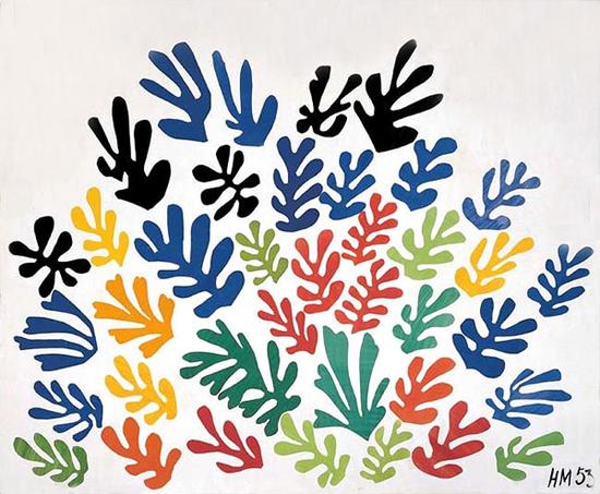 马蒂斯,《花束》,1953年
