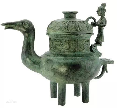 鸭形盉1988年河南平顶山应国墓地出土    现藏河南博物院