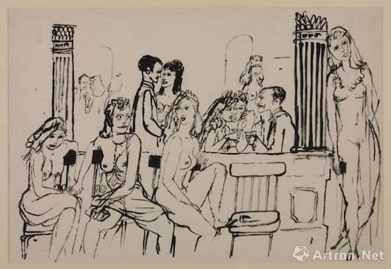 詹姆斯·鲍斯威尔(James Boswell),Sphinx妓院,1937年