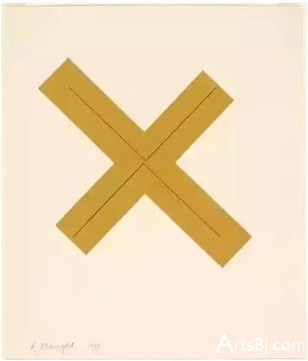格沃尔夫妇藏品:罗伯特·曼戈尔德《无题 》,1980年
