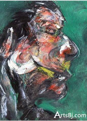 《乔治·戴尔的头部研究》