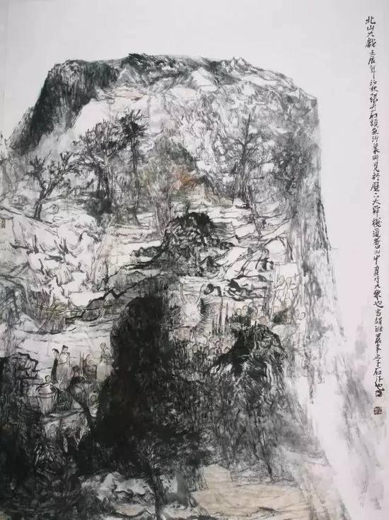 北山大戏 190cm×130cm
2012年