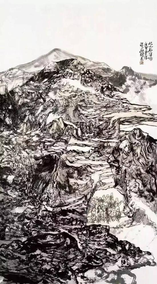 北山石仔屿之一 186cm×101cm
2010年