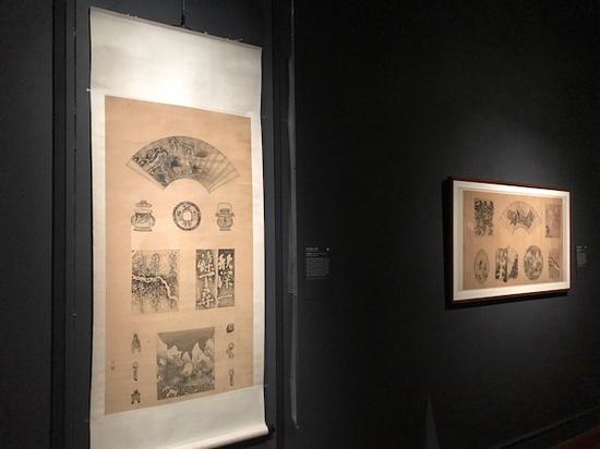 “抱残守缺：中国八破画“展览现场，波士顿美术馆。图片：波士顿美术馆