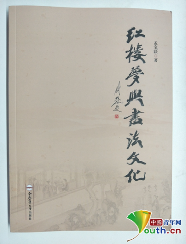 图为《红楼梦与书法文化》一书。中国青年网见习记者 李华锡 摄