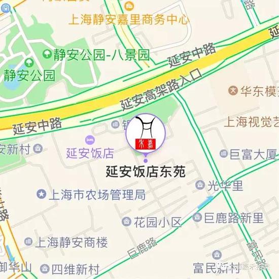 地铁：7号线、2号线  静安寺站