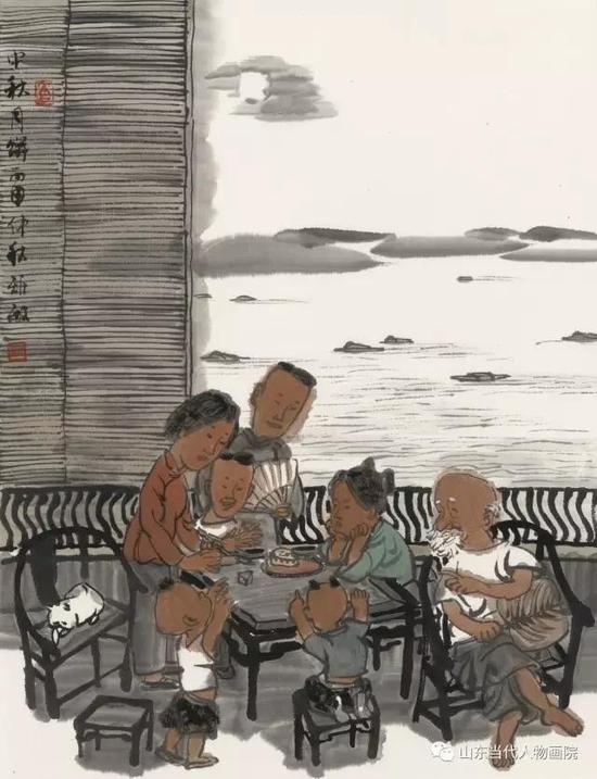中秋月饼46X35cm 2016