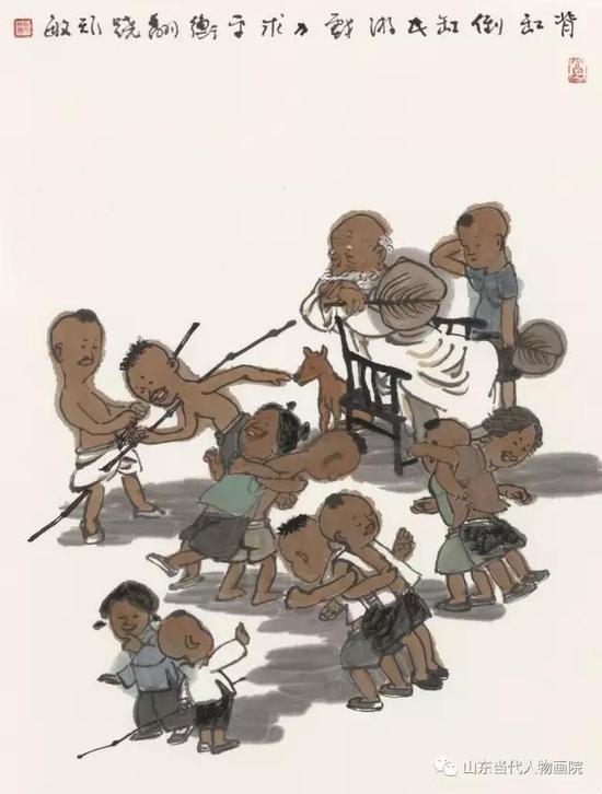 背缸倒缸 46X35cm 2016