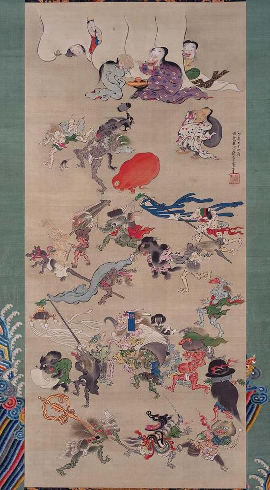 《百鬼夜行图》,日本