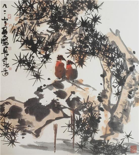 《长春图》 68×75cm 1992年