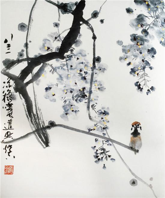 《一笔藤》 49×58cm 1984年