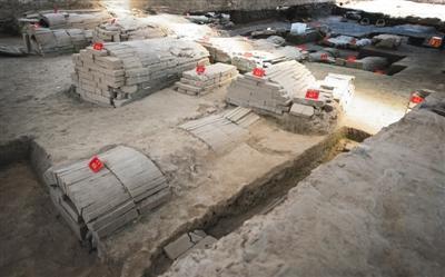 昨日，江西抚州，汤显祖家族墓园考古现场。新华社记者 刘茜 摄