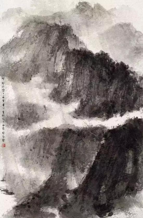 巴山夜雨,1944年,92×60cm