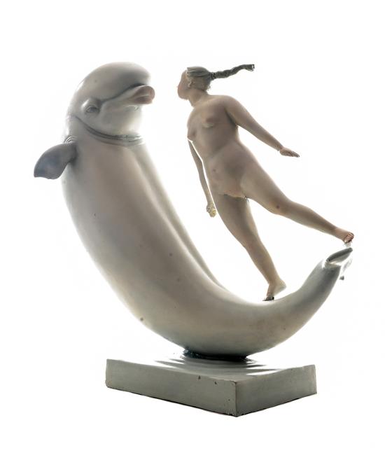 孙妍 姐妹之——吻 材料:青铜 材料:37cm×20cm×36cm 年代:2015