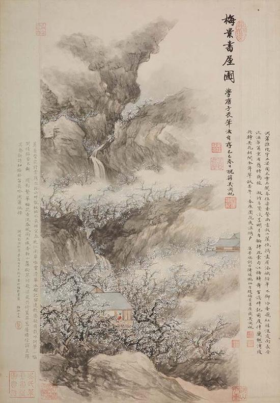 吴湖帆《梅景书屋图》己巳（1929年）.