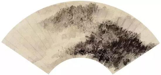 登山图，18.6×51.3cm