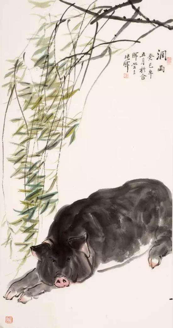 润雨 137cmX69cm 2013年作